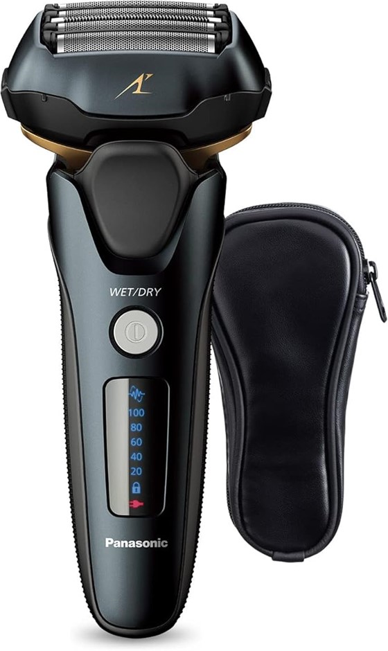PANASONIC Rechargeable 5-Blade Wet/Dry Shaver with Multi-Flex Contour-Follo