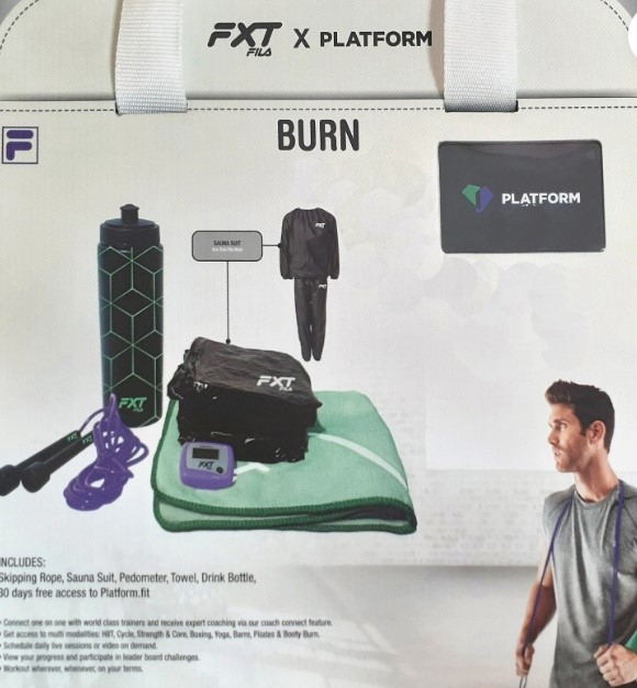 FILA FXT Burn Fitness Accessories Pack