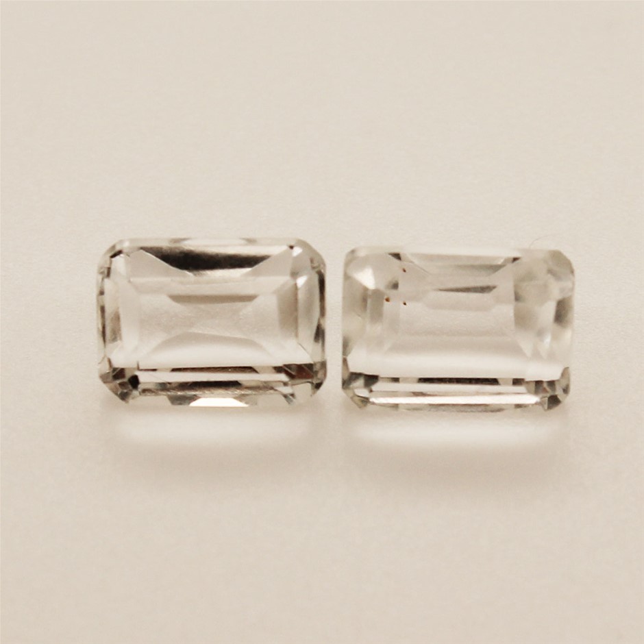 2 Pcs Red Onyx Gemstone