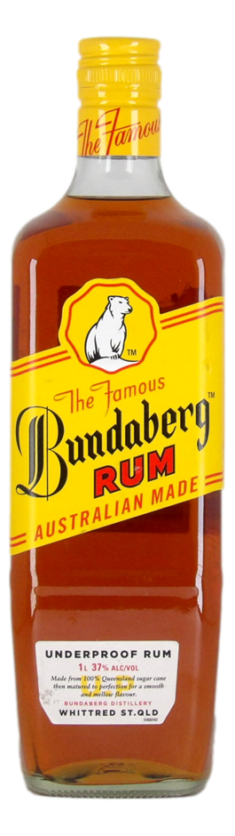 Bundaberg Original Underproof Rum (1x 1L) QLD
