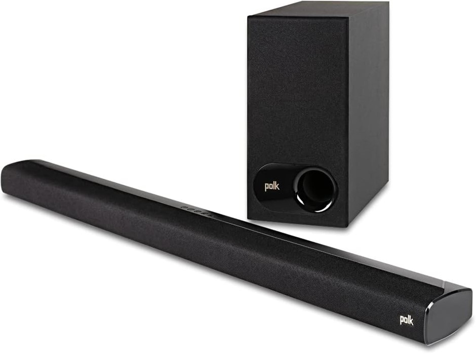 POLK Audio Signa S2 Ultra-Slim Universal TV Sound Bar with Wireless Subwoof