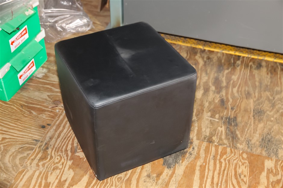 Single Seat Cube Cushion Ottomans