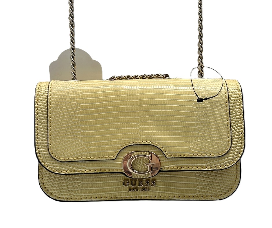 Guess lizard-embossed shoulder bag