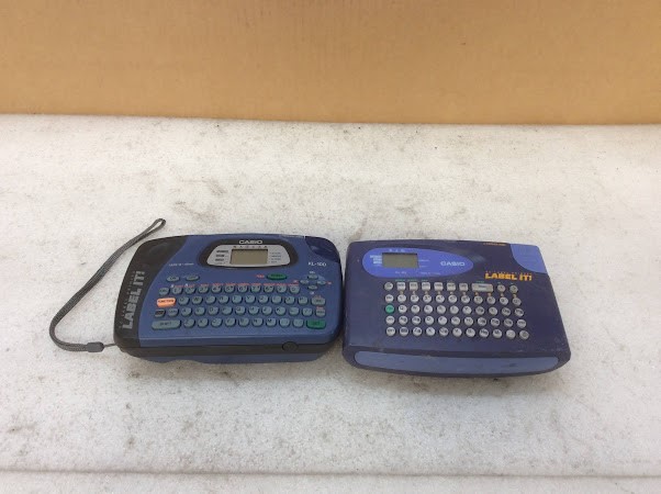 Casio KL-60&KL-100 Label Printer (Lot of 2)