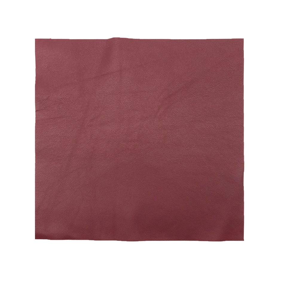 25cm x 25cm AAA Top Grade Red Nappa Lambskin Piece, Remnant Skin, Crafts