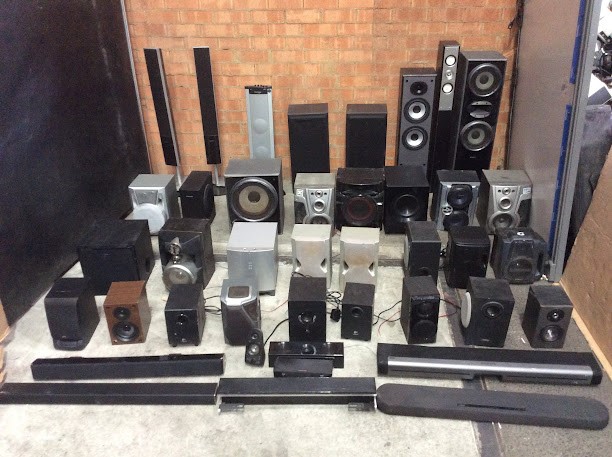 Logitech/Panasonic/LG/Sonos/Sony Mixed Brand and Model Speaker Systems