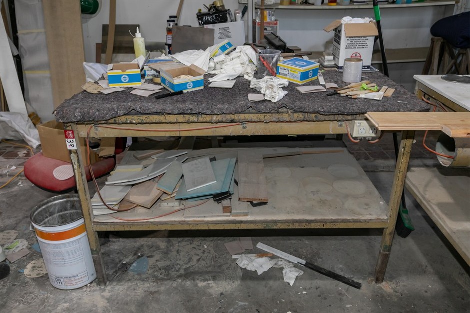 Work Bench with Power Outlets