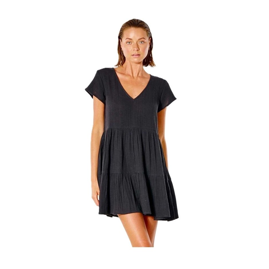 RIP CURL Women's Premium Surf Dress, Size S, Black. RRP: $89.99. Buyers No