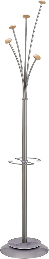 ALBA Festival Coat Rack Silver/Wood