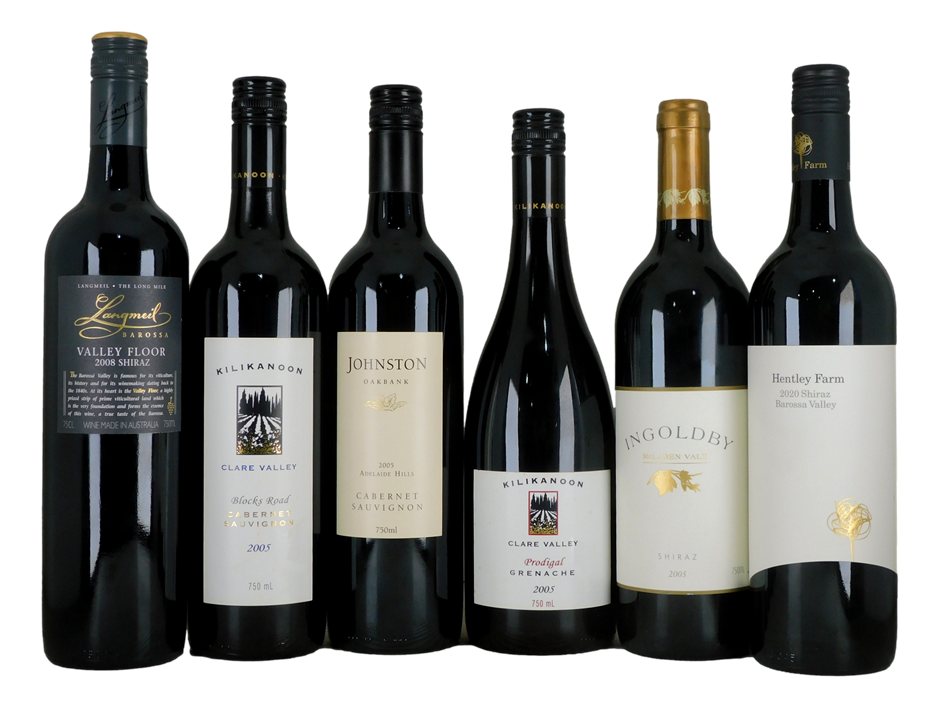 Australian Red Wine Pack (6x 750mL), SA.