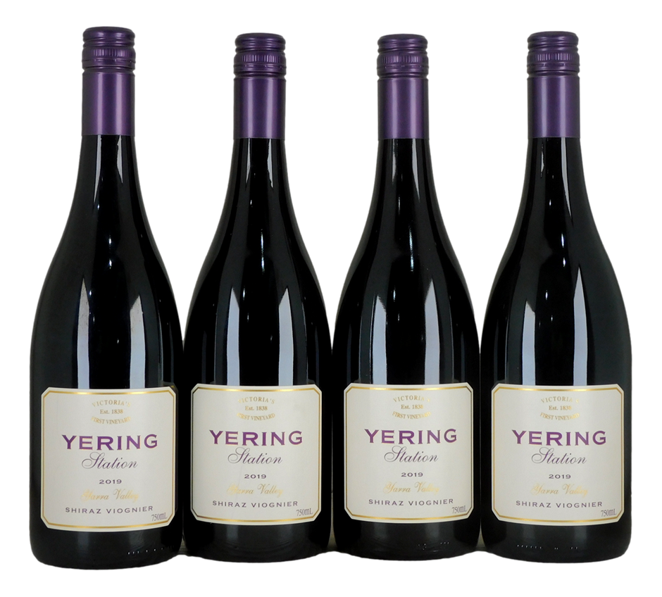 Yering Station Shiraz Viognier 2019 (4x 750mL), Yarra Valley.