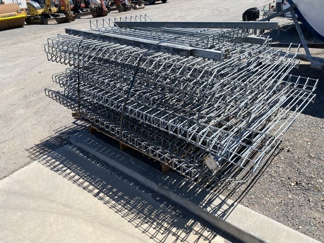 <p>Qty of Galvanised Fencing Panels x 18</p>