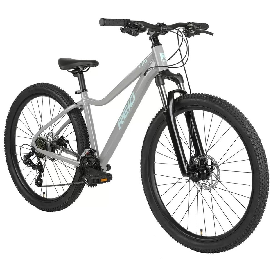 REID MTB Pro 27.5-Inch WSD Mountain Bike, Grey. NB: Minor Use & Damaged Gea