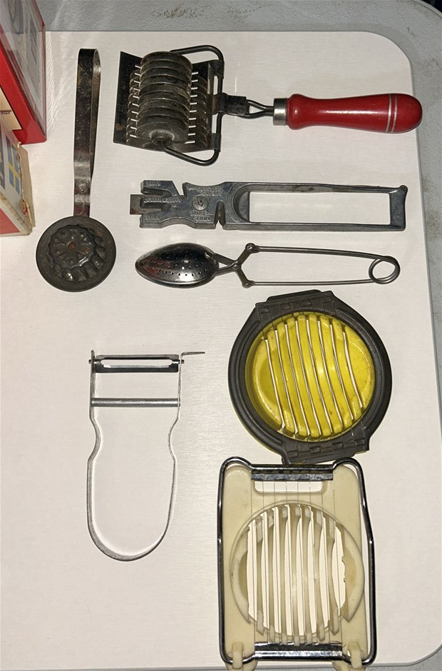Collection of Vintage Kitchen Utensils