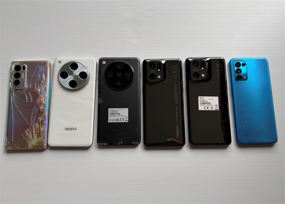 Oppo Find X8 Pro 512Gb / X5 Pro 256Gb / X3 Lite - For Parts (Lot of 6)