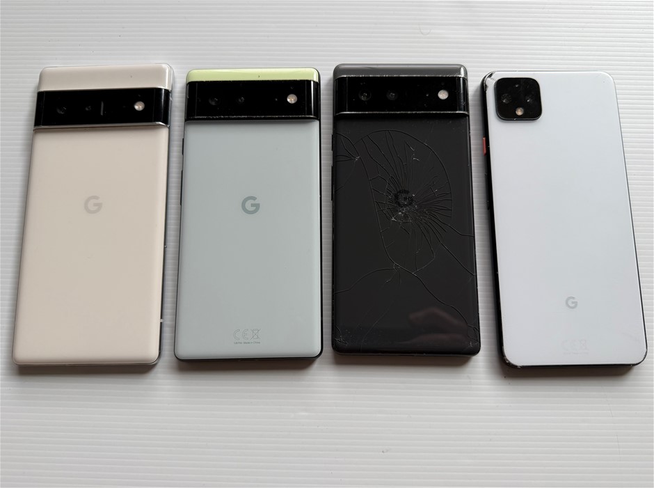 Google Pixel 6 Pro 128Gb / 6 128Gb / 4XL 128Gb - For Parts (Lot of 4)