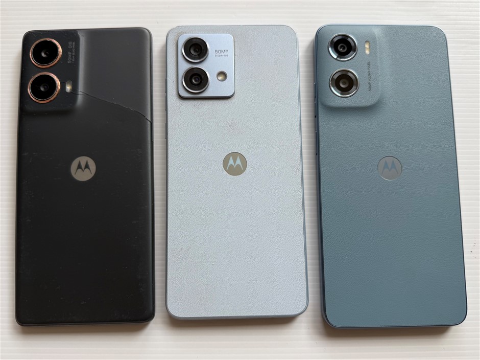 Motorola G85 5G 128Gb & 256Gb / Moto G05 - For Parts (Lot of 3)