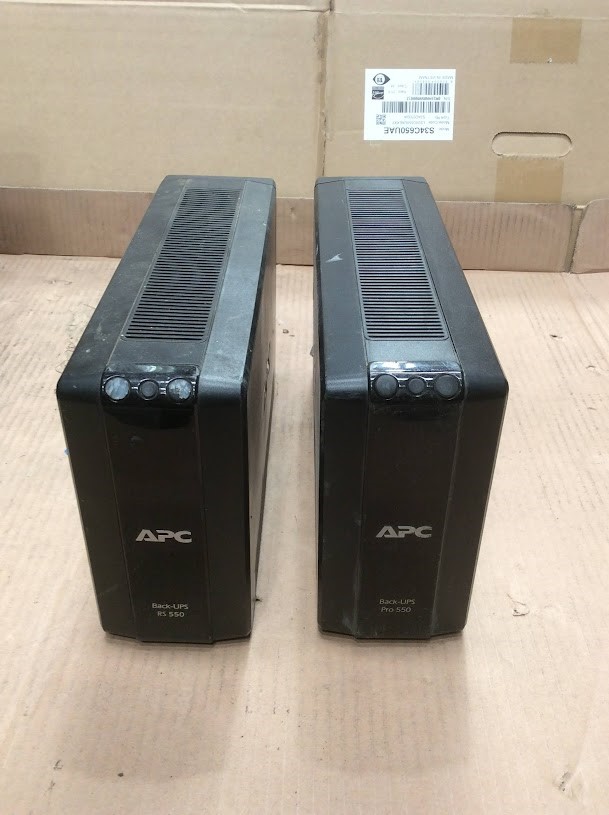 APC Back-UPS RS 550&Pro 550 UPS (Lot of 2)