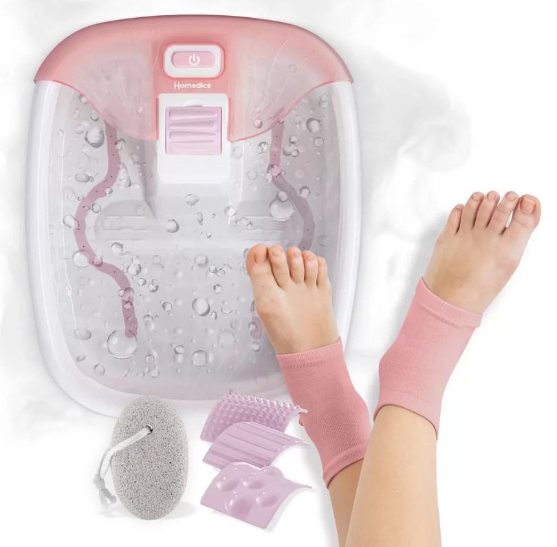 HOMEDICS Bubble Bliss Deluxe Foot Spa Gift Set, FB-54-AU.