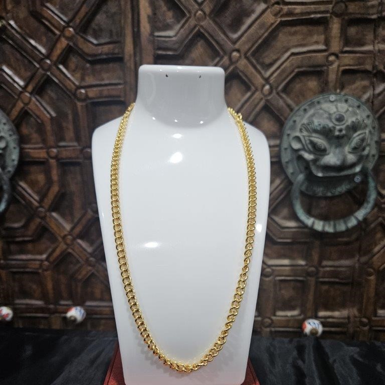 18KGold-filled/Italy Stamped  Yellow Gold Filled  Chain -50CM-4MM