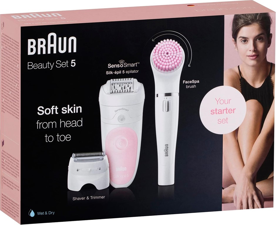 BRAUN All-Body Beauty Set 5 Wet & Dry. Buyers Note - Discount Freight Rate