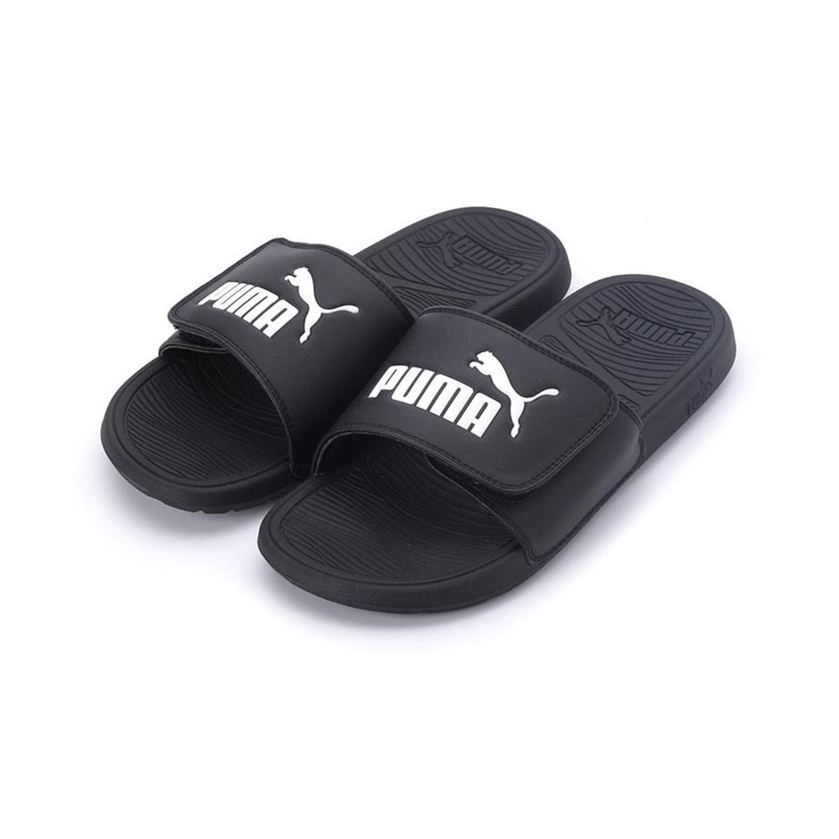 PUMA Cool Cat 2.0 V BX Slides, Size US7, Black/White (01), 43587. Buyers N