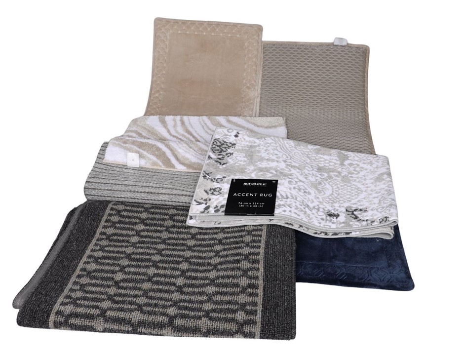 7 x Assorted Mats/Rugs, inc. SIGNATURE & MINERAL SPRING, And More. NB: Mino