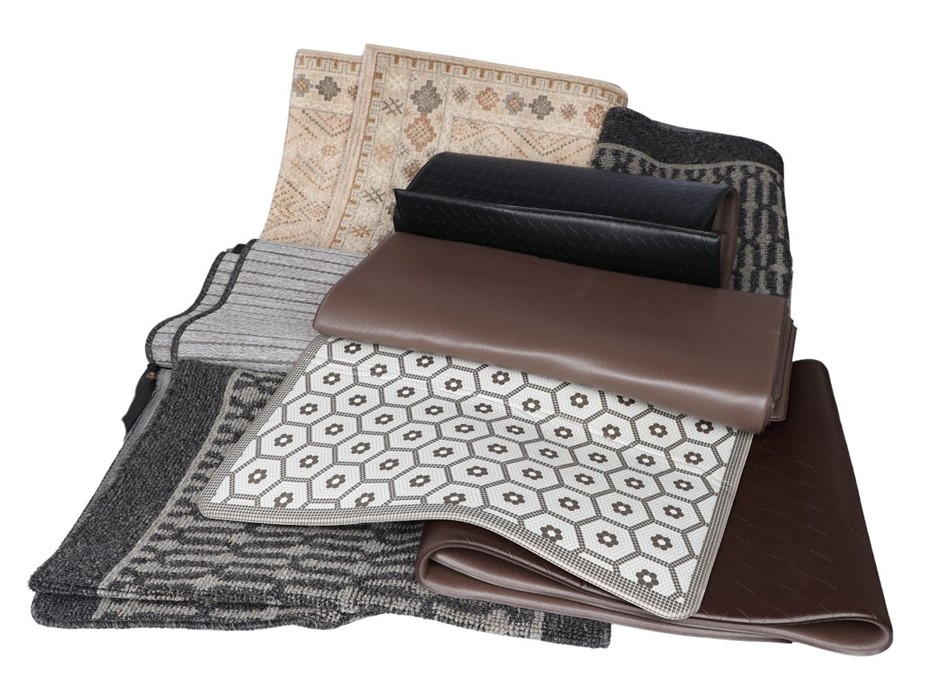 7 x Assorted Mats/Rugs, inc. SIGNATURE & MINERAL SPRING, And More. NB: Mino