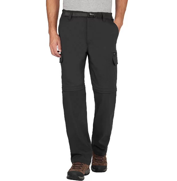 RIDGE POINT Men's Convertible Pants, Size 2XL (Length 34''), Nylon/Elastane