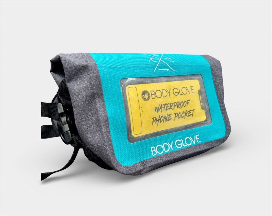 BODY GLOVE Costa Waterproof Hip Pack. Size: 8.75"L X 6"W X 2"H. Colour: Tea