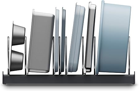 JOSEPH JOSEPH Drawerstore Cookware Organiser, Baking Tray Rack, Space Savin