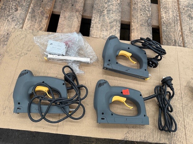 Electric Nail and Staple Gun x 3 units