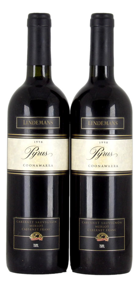 Lindemans Pyrus 1998 (2x 750mL).Coonawarra