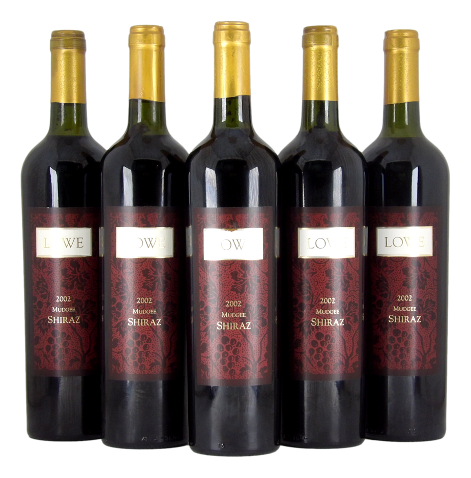 Lowe Mudgee Shiraz 2002 (5x 750mL).Mudgee
