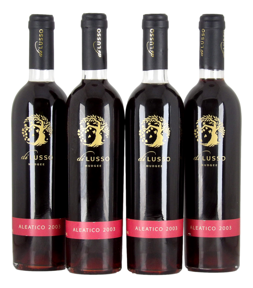 Di Lusso Aleatico 2003 (4x 500mL).Mudgee