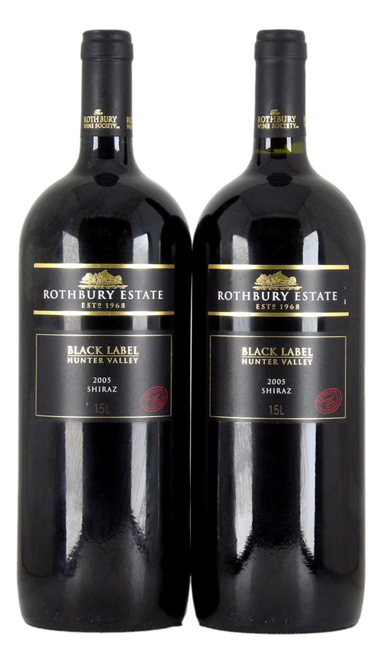 Rothbury Estate Black Label Shiraz 2005 (2x 1.5L) Hunter Valley