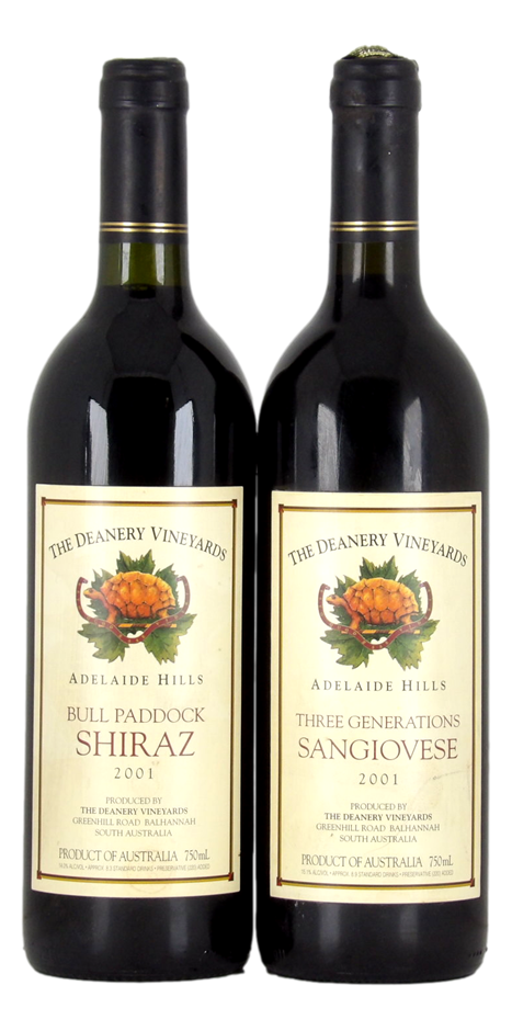 Mixed The Deanery Vineyards Red 2001 Pack (2x 750mL) Adelaide Hills