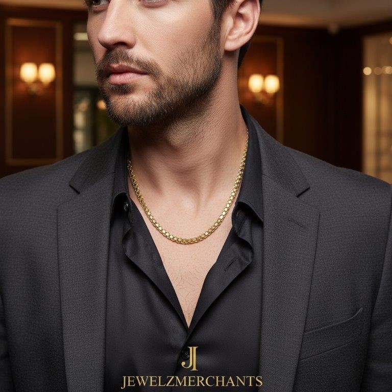 18k Italy Stamped Yellow Gold Filled Chain-Quality Guarantee-60cm