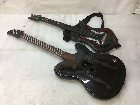 Guitar Hero Mix Brand Wireless Guitar Controllers (Lot of 2)