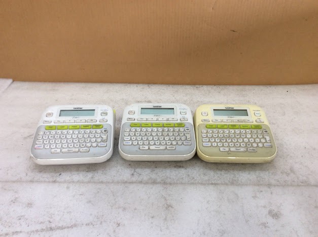 Brother PT-D210 P-Touch Label Printer (Lot of 3)