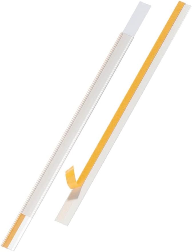 Durable Scanfix Self-Adhesive Ticket Holder Label, 30 x 1000 mm (Pack of 25