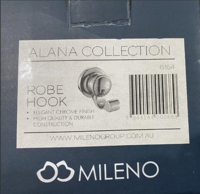 2 x MILENO Robe Hook.