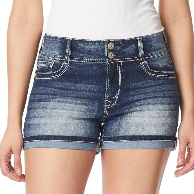 WALLFLOWER Women's Luscious Curvy Mid-Rise Denim Juniors , 9, Camille. Buy