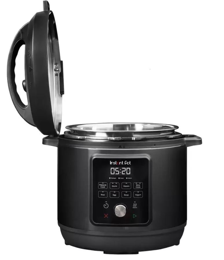 INSTANT POT Duo Cuisine 8 In 1 Cooker 5.7L 112-2215-01-AU, Black. NB: Damag