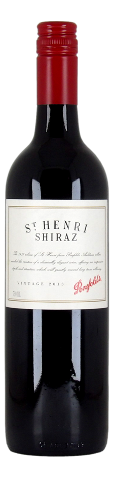 Penfolds St Henri Shiraz 2013 (1x 750mL), SA. Screwcap closure.