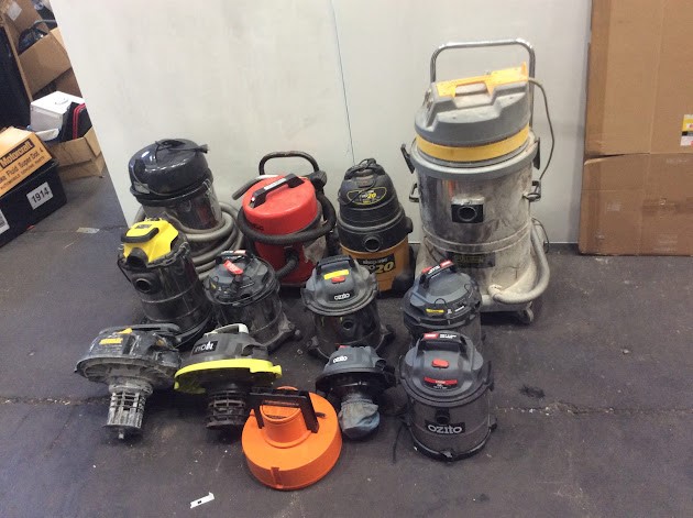 Ryobi/Ozito Mixed Brand and Model Vacuum Cleaners and Parts