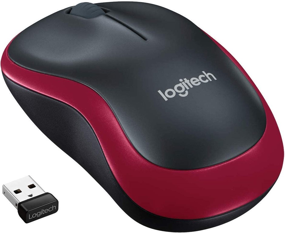3  x LOGITECH M185 Wireless Mouse, 2.4GHz w/ USB Mini Receiver, 12-Month Ba