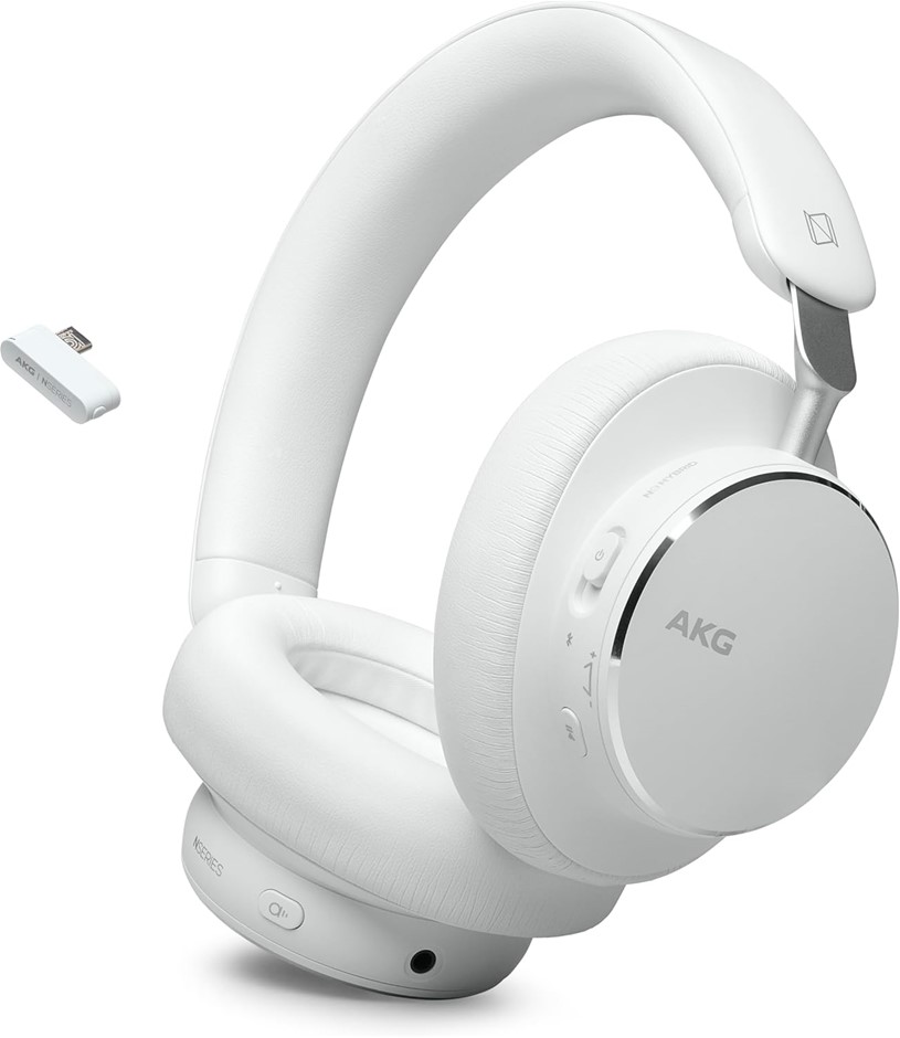 AKG N9 Hybrid - Wireless Over-Ear Noise Cancelling Headphones, 2.4GHz USB-C