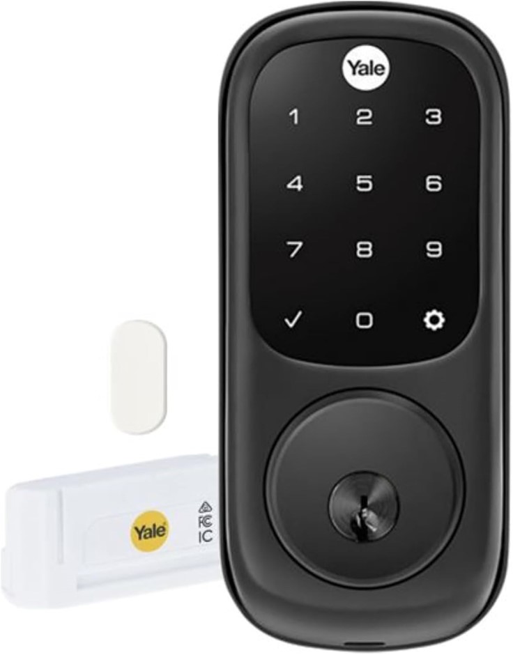 YALE Assure KEYED MATT Black with YALE Home HK Module.,  Buyers Note - Disc