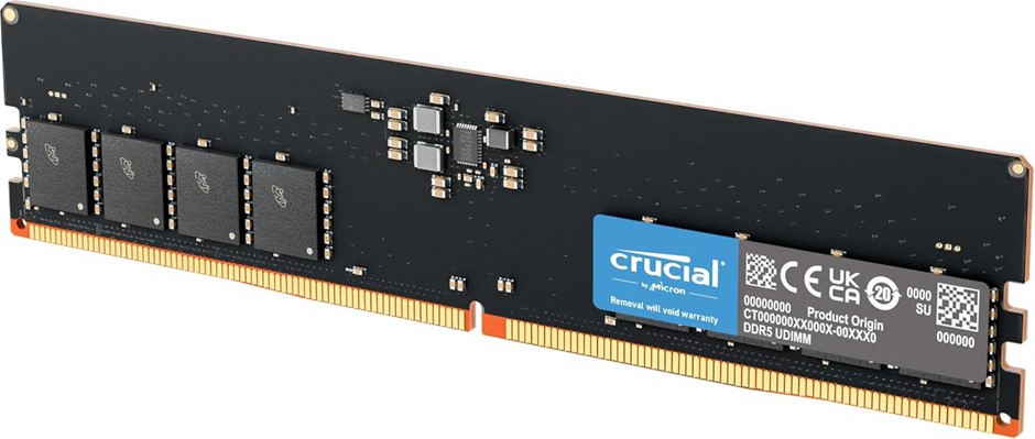 CRUCIAL 32GB DDR5 UDIMM 4800MHz CL40 Desktop PC Memory, Green.  Buyers Note